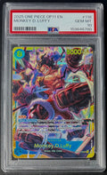 PSA 10 One Piece OP11-118 SEC - Monkey.D.Luffy - EN -Foil-A Fist of Divine Speed