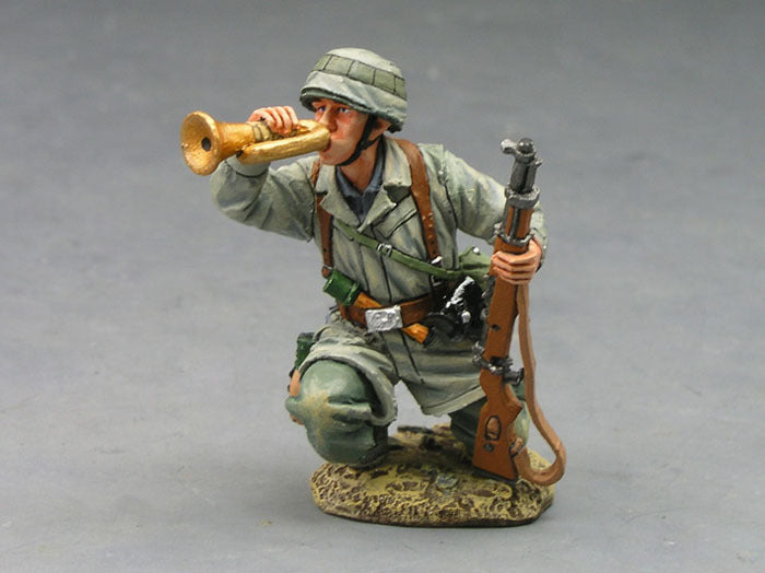King & Country FJ004-07 Fallschirmjager Bugler MIB Retired