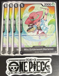 4x One Piece OP14-085 UC - Miss.Goldenweek... - EN - Regular - Play Set - NM/M
