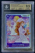 BGS 9.5 One Piece EB02-035 SR Sanji & Pudding - English - 25th Collection-Graded