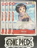 4x One Piece OP10-015 UC Mocha - ENG - Regular - Playset - TCG - NM/M