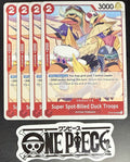 4x One Piece OP04-009 UC Super Spot..- English - Regular - Play Set - TCG - NM/M