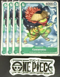 4 x One Piece OP12-023 UC Kawamatsu - ENG - Regular - Playset - NM/M