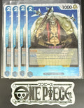 4x One Piece ST12-014 C Duval - ENG - Flag Foil - Playset - TCG - NM/M