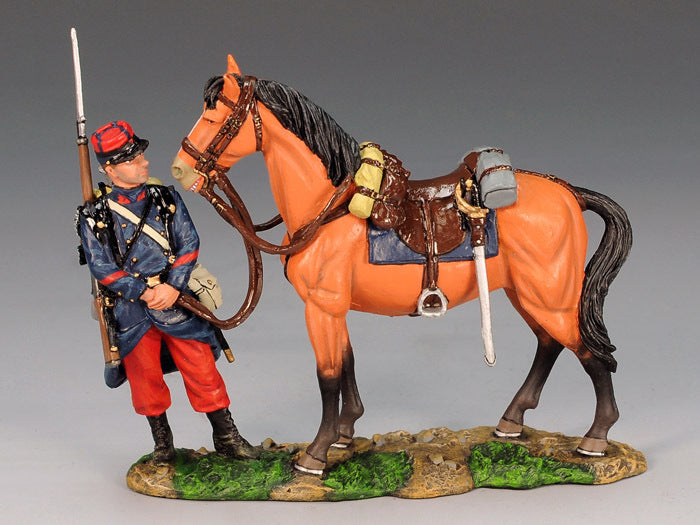 King & Country FW067 Poilu Attending to a General's Horse MIB Retired