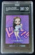 TAG 10 One Piece Don Card - Nico Robin - JP - Kumamoto Prefecture Special Don!!