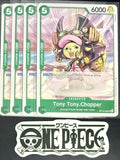 4x One Piece OP13-030 UC Tony Tony.Chopper - ENG - Regular - Playset - TCG -NM/M