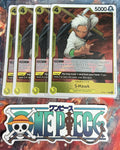 4x One Piece OP08-114 R S-Hawk - English - Playset - Foil - TCG - NM/M