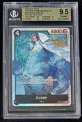BGS 9.5 One Piece OP02-096 SR Kuzan - English - Foil - PRB01 - Graded
