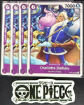 4 x One Piece OP11-068 UC Charlotte Daifuku- ENG - Regular - Playset - TCG -NM/M