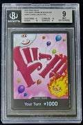 BGS 9 One Piece Don!! Card Charlotte Linlin - English - Foil - PRB01 - Graded