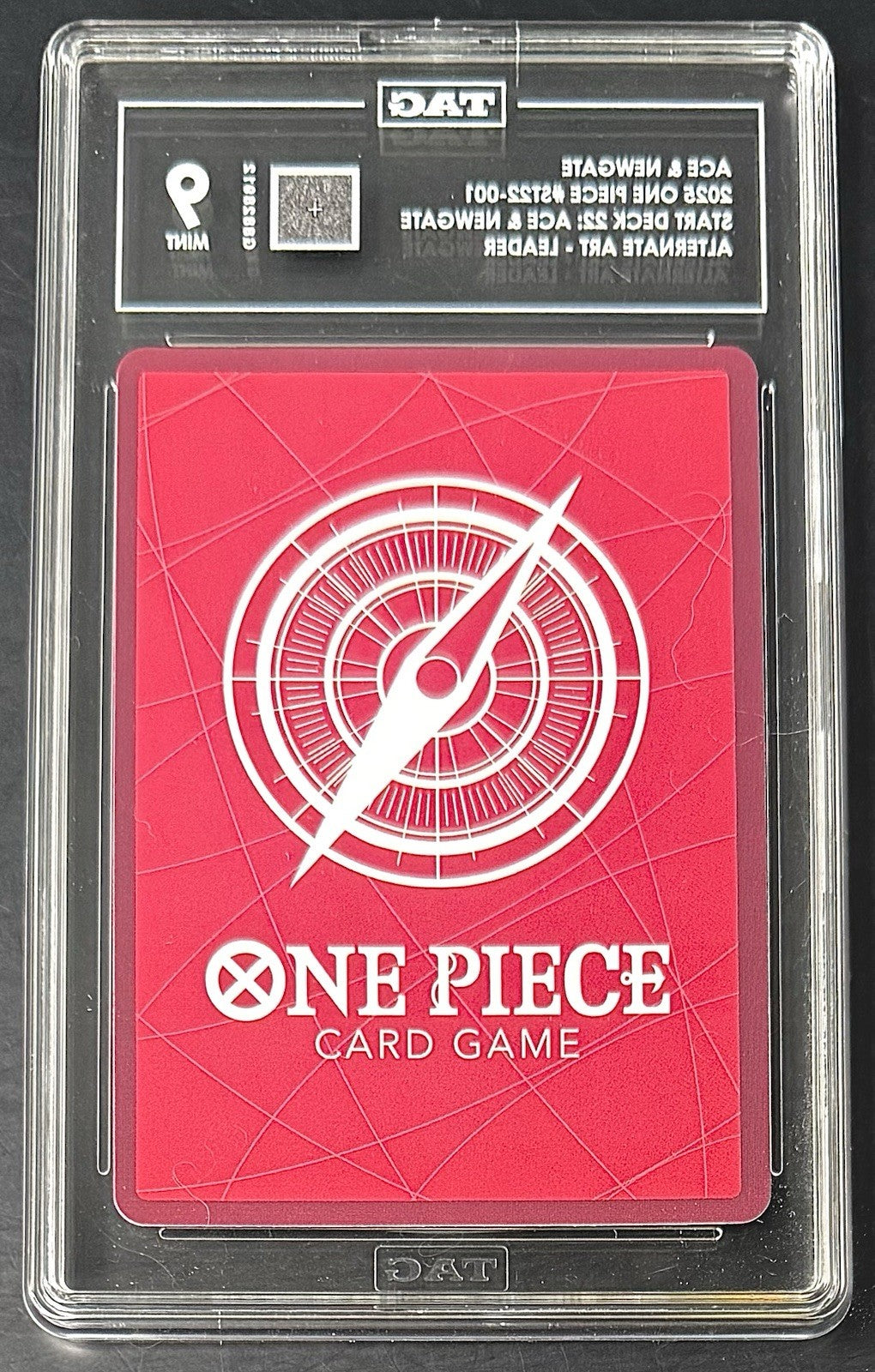 TAG 9 One Piece ST22-001 L* - Ace & Newgate - Alt Art- EN - Foil - ST22 Starter