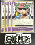 4x One Piece OP04-074 R - Colors Trap - EN - Foil - Play Set - NM/M