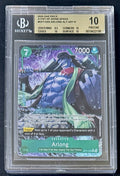 BGS 10 One Piece OP11-023 SR* Arlong Alt - English - Foil - Divine Speed -Graded