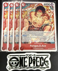 4x One Piece OP17-013 UC - Portgas.D.Ace - EN - Regular - Play Set - TCG - NM/M