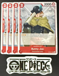 4x One Piece OP05-013 C Bunny Joe - English - Regular - Play Set - TCG - NM/M