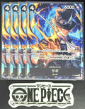 4 x One Piece P-105 P Sabo - JPN - Regular - Play Set - McDonald's Promo - NM/M