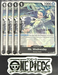 4x One Piece OP14-083 UC Ms. Wednesday - ENG - Regular - Playset - NM/M