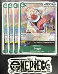 4x One Piece EB02-018 R Buggy - English - Foil - Play Set - TCG - NM/M