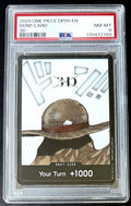 PSA 8 One Piece Don Card - 3D - EN - Promo - DP08