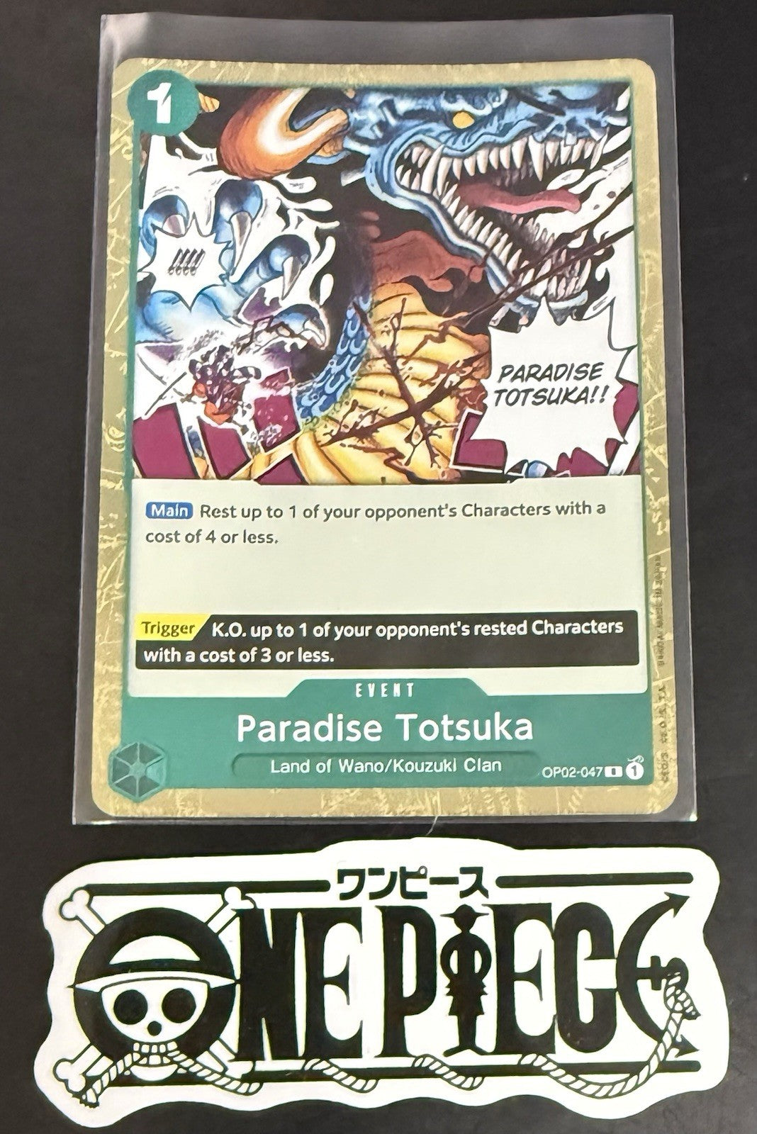 One Piece OP02-047 R - Paradise Totsuka - EN - Foil - Paramount War - TCG - NM/M