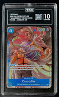 TAG 10 One Piece OP07-040 UC Crocodile Alt Art - EN - Foil - Binder Set - Graded