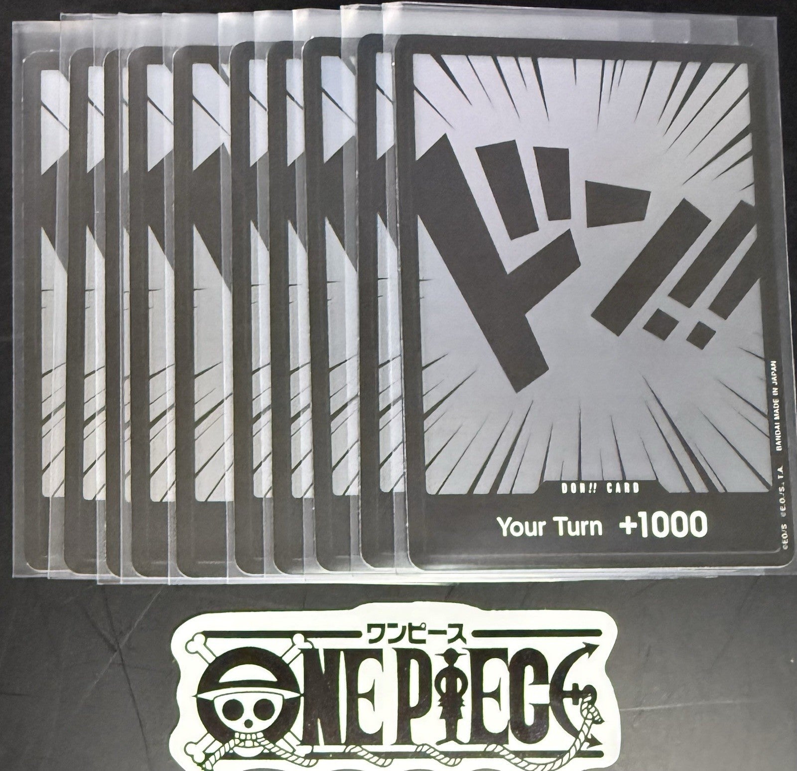 10x One Piece ST21 Don Cards - EN - Silver Foil - Playset - TCG - NM/M