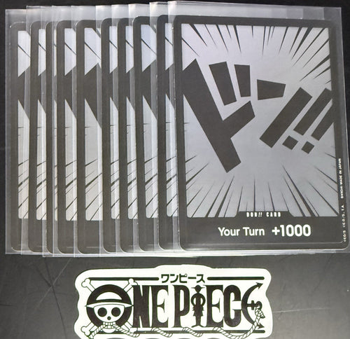 10x One Piece ST21 Don Cards - EN - Silver Foil - Playset - TCG - NM/M