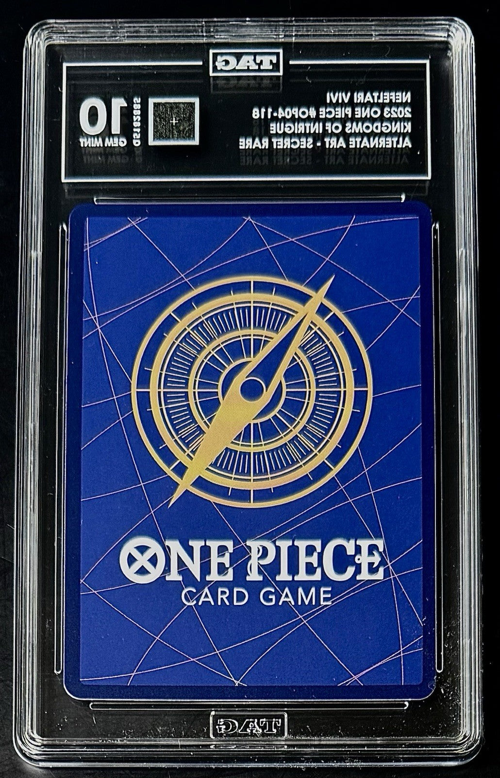 TAG 10 One Piece OP04-118 SEC* Nefeltari Vivi- Alt Art -EN -Kingdoms of Intrigue