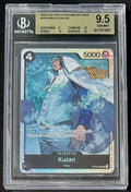 BGS 9.5 One Piece OP02-096 SR Kuzan - English - Paramount War - Graded
