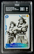TAG 9 One Piece ST22-008 C* Decalvan.Brothers - EN - Foil - Ace & Newgate-Graded