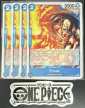 4x One Piece OP13-047 C Fossa - ENG - Regular - Playset - TCG - NM/M