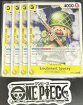4x One Piece OP05-107 C Lieutenant Spacey - ENG - Play Set -Regular - TCG - NM/M