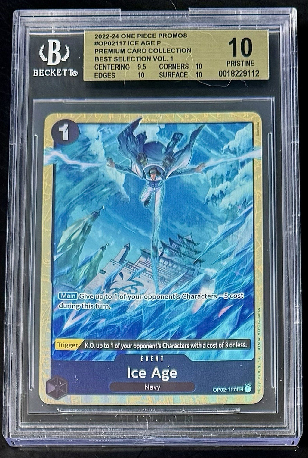 BGS 10 One Piece OP02-117 UC - Ice Age - EN - Foil - Best Selection Vol.1