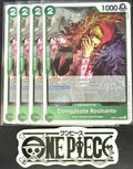 4x One Piece OP05-030 R Donquixote Rosinante- ENG - Foil - Play Set - TCG - NM/M
