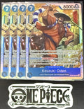 4x One Piece ST22-005 SR Kouzuki Oden - English - Foil - Playset - TCG - NM/M