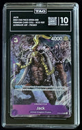 TAG 10 One Piece ST04-008  C Jack - ENG - Foil - 23-24 Collection - Graded