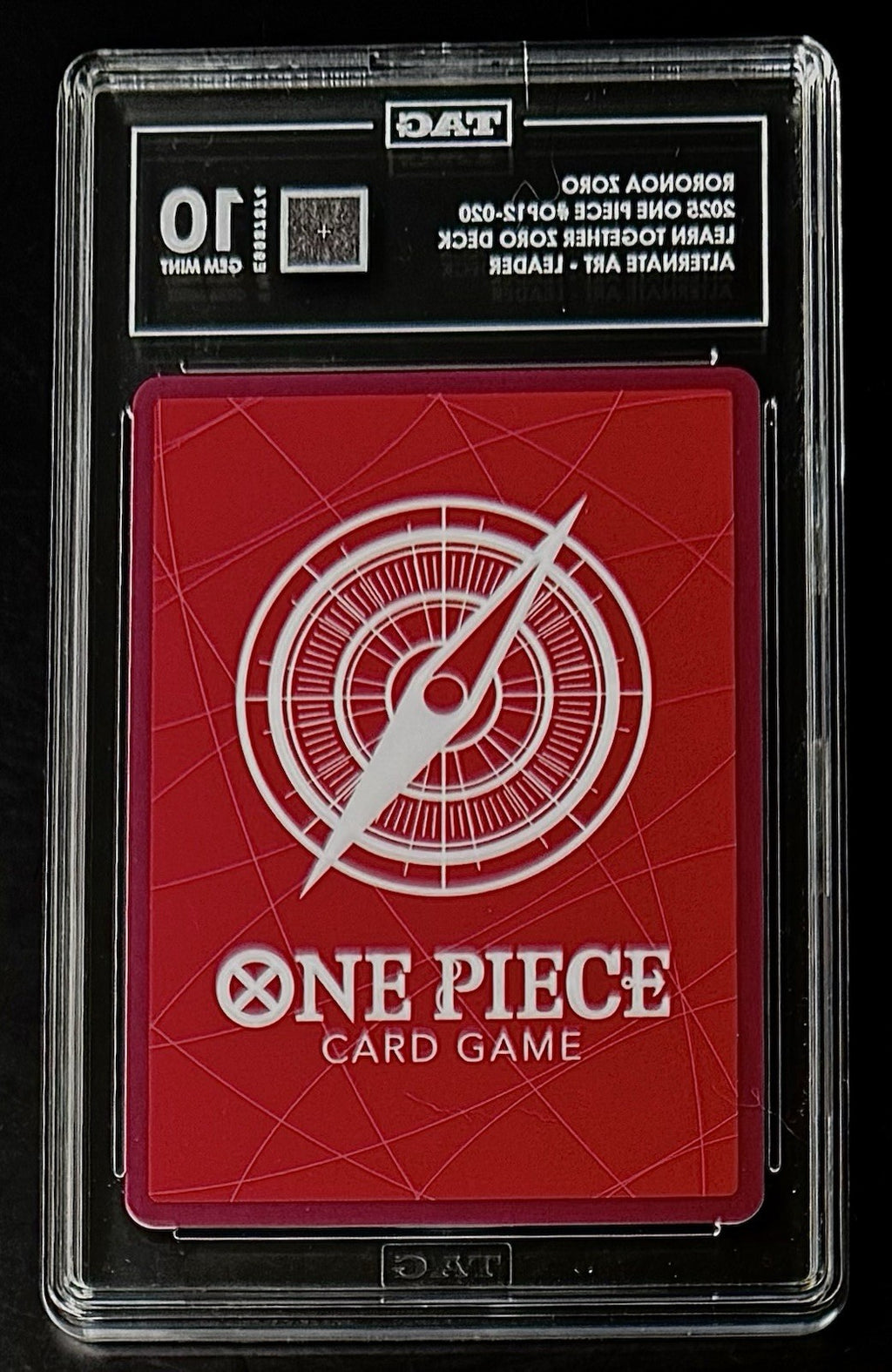 TAG 10 One Piece OP12-020 L - Roronoa Zoro - EN - Foil - Learn Together Leader