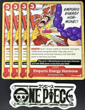 4x One Piece OP05-018 C Emporio...- English - Regular - Play Set - TCG - NM/M