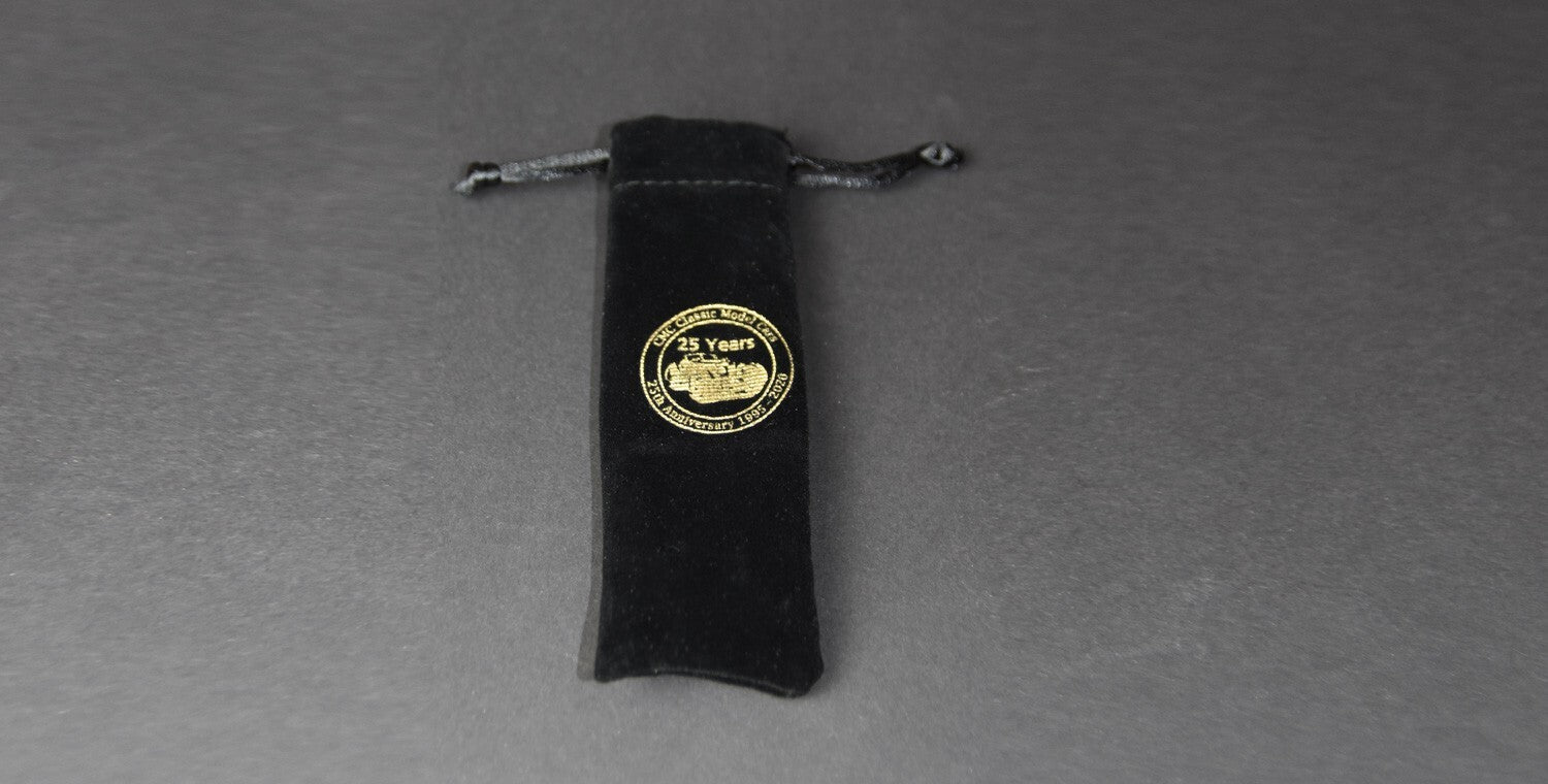 CMC Key Fob in Style-Leather with Decorative Stitching