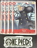 4x One Piece OP10-013 C - Nami - EN - Regular - Playset - TCG - NM/M