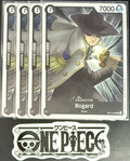 4 x One Piece OP11-093 UC Bogard - ENG - Regular - Playset - TCG - NM/M