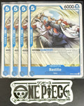 4x One Piece OP05-048 UC Bastille - English - Regular - Play Set - TCG - NM/M