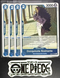 4x One Piece EB02-025 R Donquixote Rosinante - ENG - Foil - Play Set - TCG -NM/M
