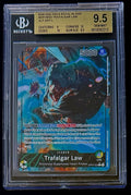 BGS 9.5 One Piece OP10-022 L* Trafalgar Law Alt Art - English-Royal Blood - Foil