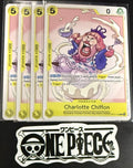 4x One Piece OP17-105 C - Charlotte Chiffon - EN - Regular - Play Set - NM/M