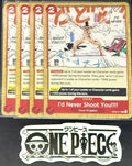 4x One Piece OP08-017 C - I'd Never Shoot - EN - Regular - Play Set - TCG - NM/M