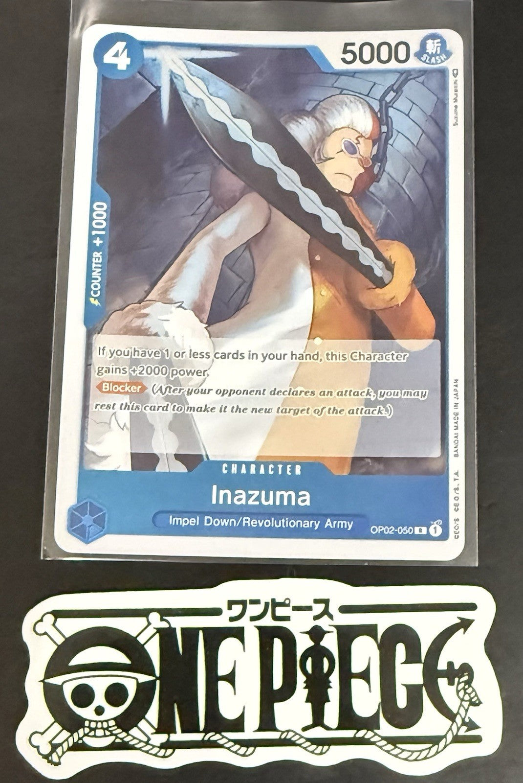 One Piece OP02-050 R - Inazuma - EN - Foil - Paramount War - TCG - NM/M