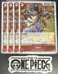 4 x One Piece P-044 P Sabo - English - PRB02 Foil - Playset - NM/M