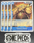4x One Piece OP07-039 C Edward Weevil - English - Regular - Play Set - NM/M